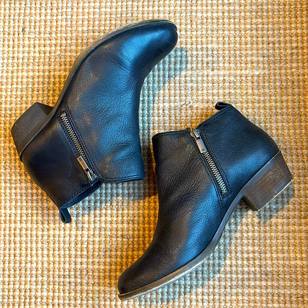 Lucky Brand, size 8M black leather bootie